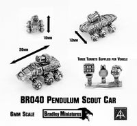 BR040 Pendulum Scout Car (Pack of Four or Single)