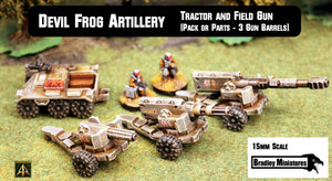 BR1505 Devil Frog Artillery (Tractor and Field Gun with options)