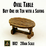 BR2 Oval Table (One or Bundle of Ten with Saving)