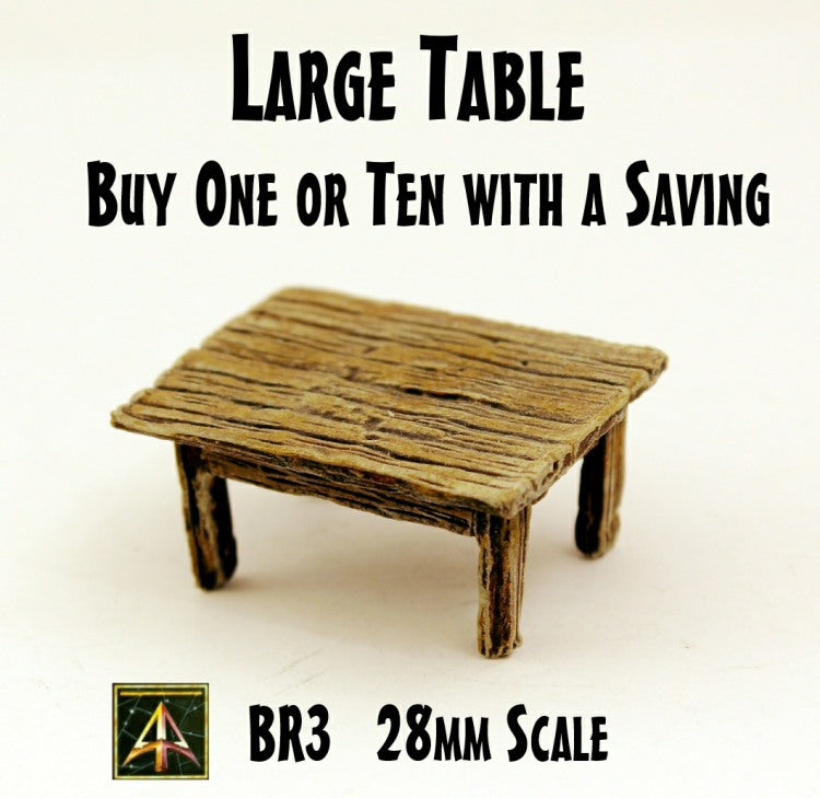 BR3 Large Table (One or Bundle of Ten with Saving)