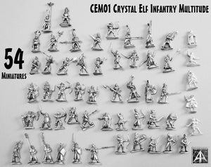 CEM01 Crystal Elf Infantry Multitude Complete Set - Save 5%