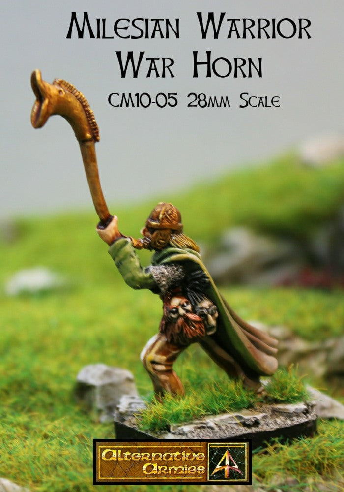 CM10-05 Milesian Warrior with War Horn