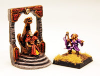 DFE01 Mummified Wizard on Throne
