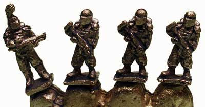 FF1801 6mm Muster Command - 4 Miniatures