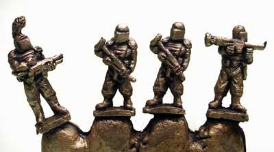 FF1803 6mm Muster Assault - 4 Miniatures
