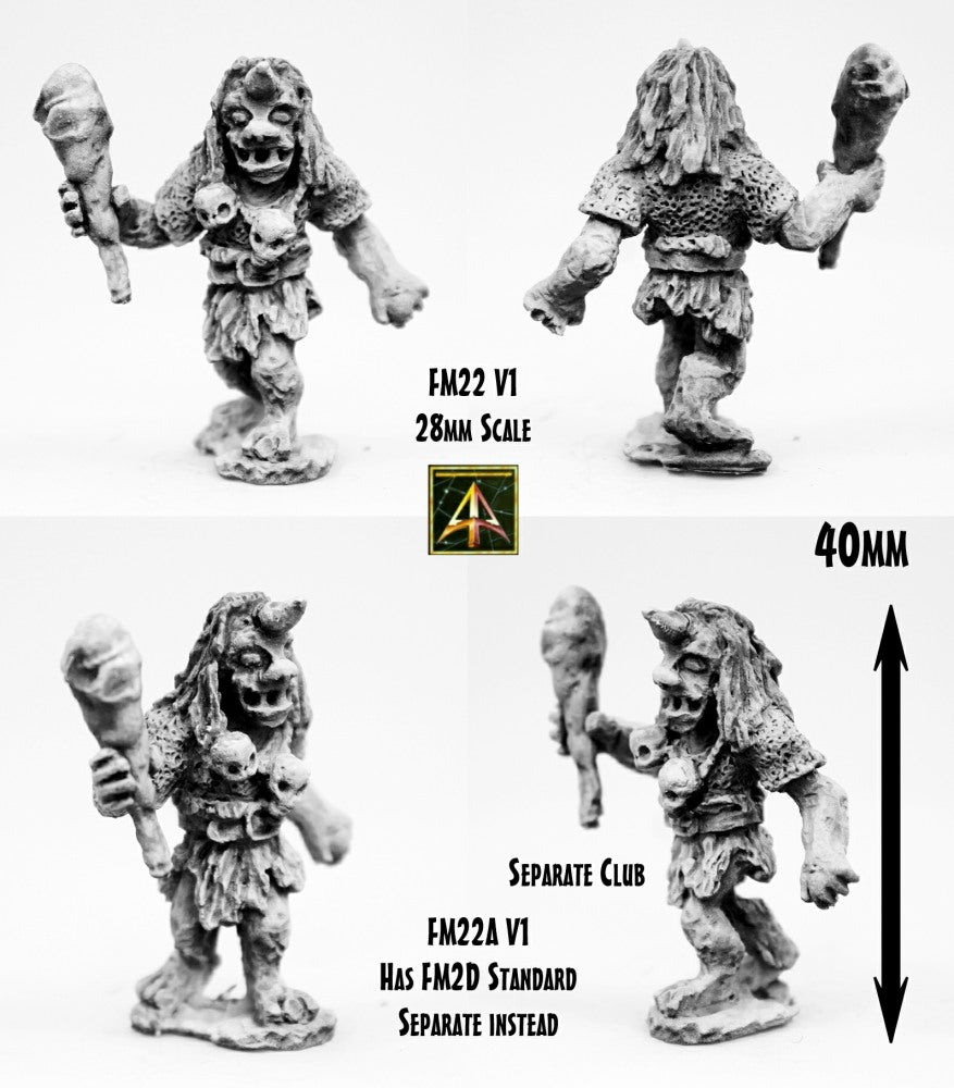 FM22 V1 Oriental Ogre (with Club or choose FM22A with Standard)