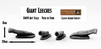 FM49 Giant Leeches  (Pack of Four)