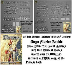 FURA00 Furioso Mega Starter Bundle (Two Armies, free bases and free rule book!)