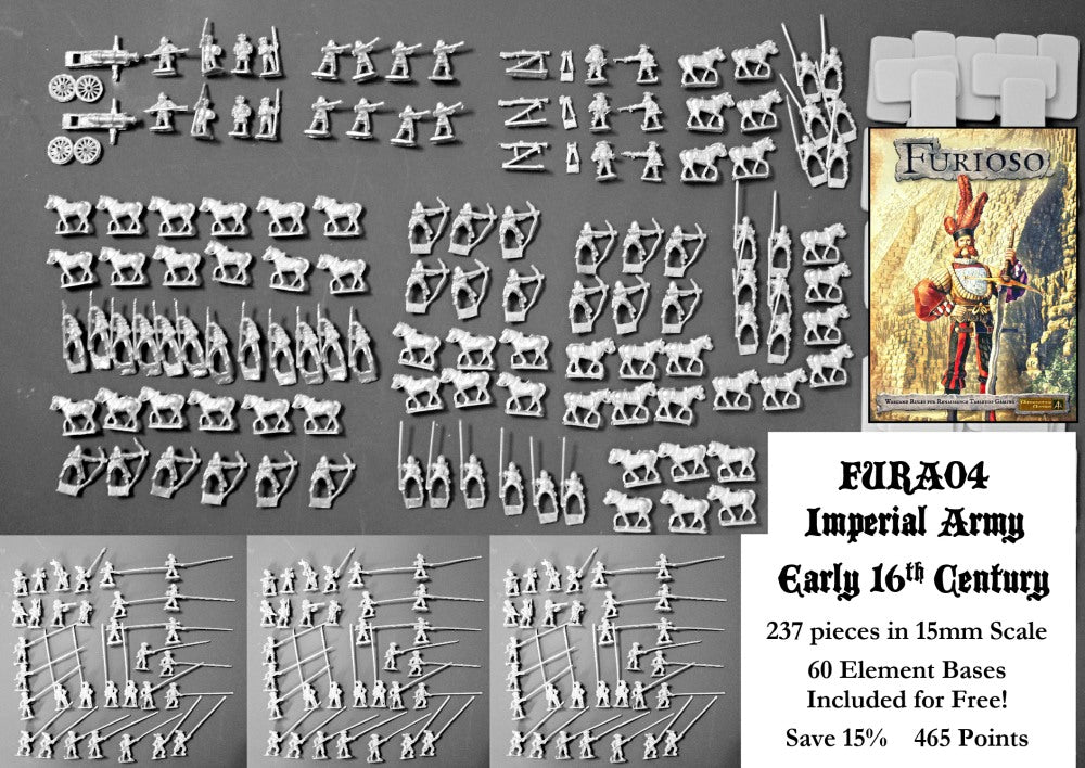 FURA04 Imperial Army early 16th Cen (465 Point Army with free bases)