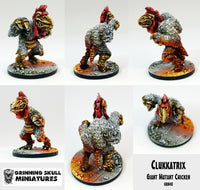 GRN48 Clukkatrix (Giant Mutant Chicken) 40mm tall (Save 20%)