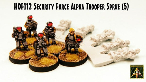 HOF112 Security Force Alpha Trooper Sprue