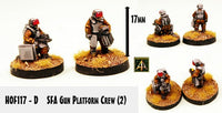 HOF117 SFA Support Platform Platoon (pack or singles)