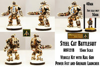 HOF121B Steel Cat Battlesuit (One Kit)