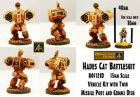 HOF121D Hades Cat  Battlesuit (One Kit)