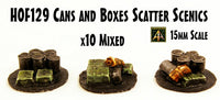 HOF129 Cans and Boxes Scatter Scenics - Value Pack