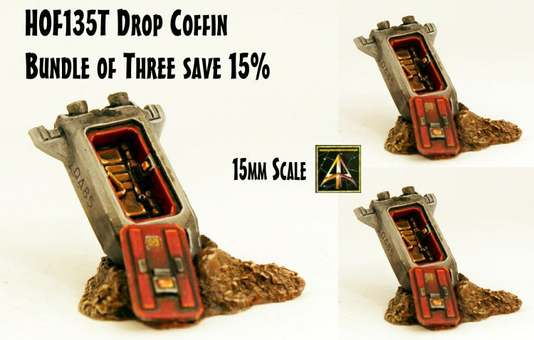HOF135T Drop Coffin - Bundle of three save 15%
