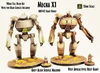 HOF142 Mecha X1 (Kit with two different heads)  90mm tall