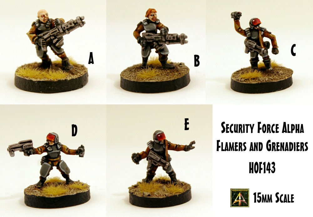 HOF143 SFA Flamers and Grenadiers