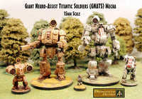 HOF146 Crookback GNATS Mech (95mm tall)