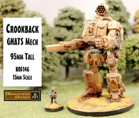 HOF146 Crookback GNATS Mech (95mm tall)