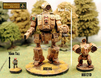 HOF146 Crookback GNATS Mech (95mm tall)