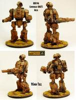 HOF146 Crookback GNATS Mech (95mm tall)