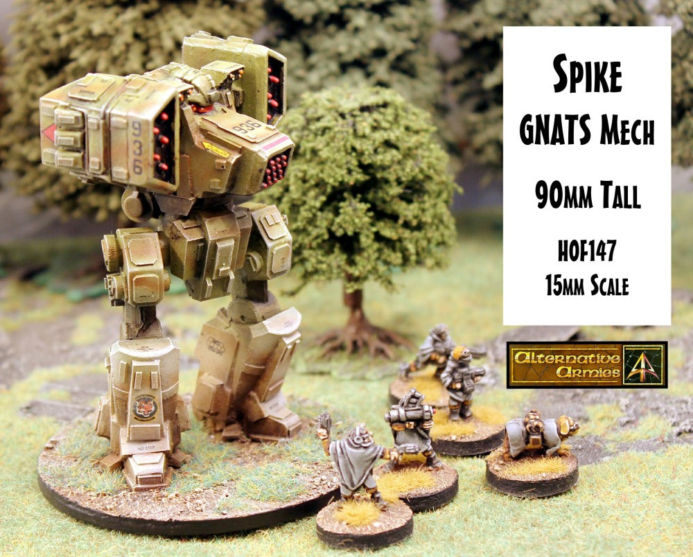 HOF147 Spike GNATS Mech (90mm tall)