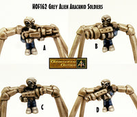 HOF162 Grey Alien Arachnid Soldiers (4 Kits)
