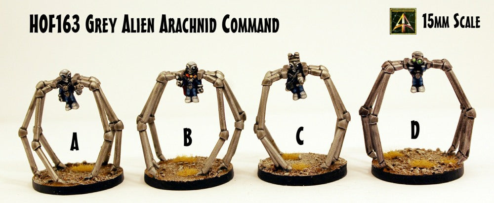 HOF163 Grey Alien Arachnid Command (4 Kits)