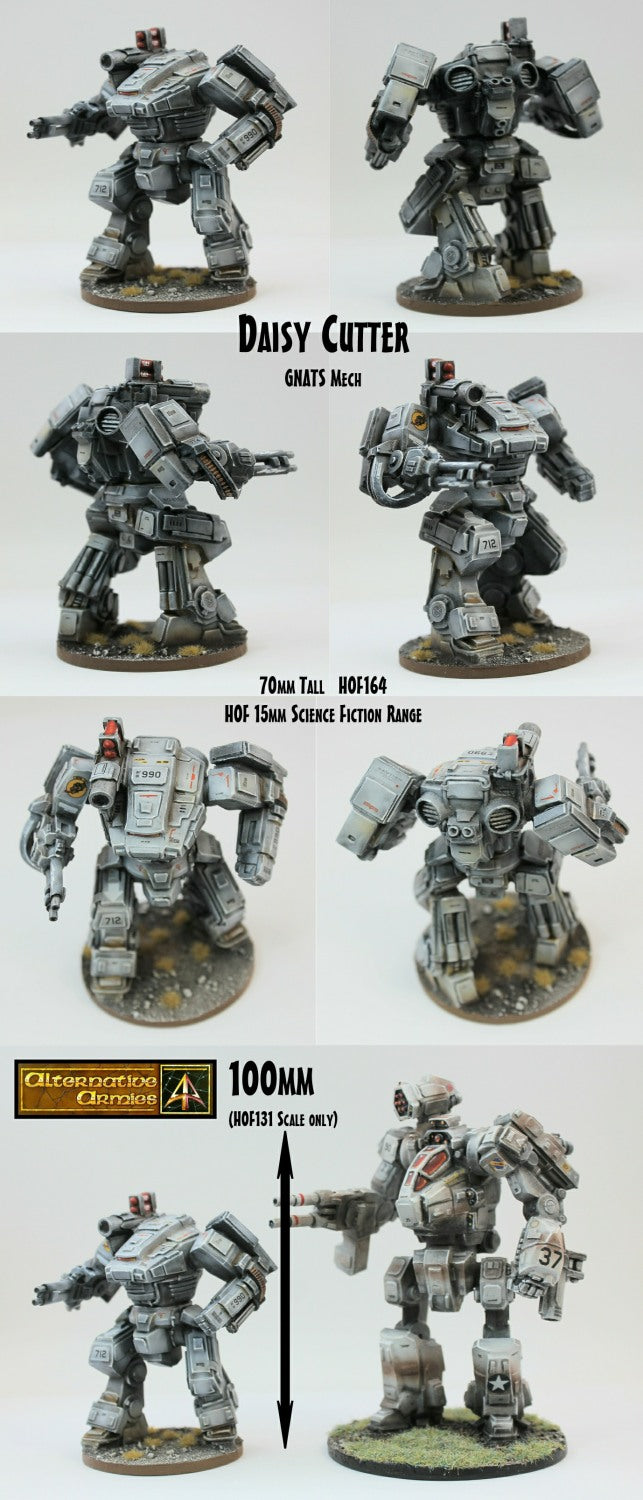 HOF164 Daisy Cutter GNATS Mech (70mm tall)