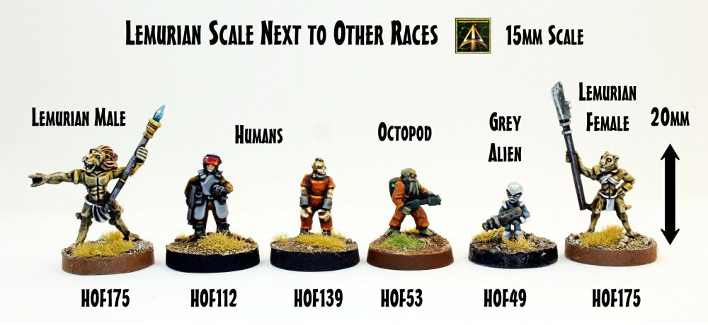 HOF174 Female Lemurian Hunters III
