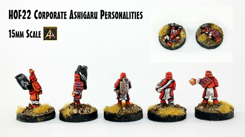 HOF22 Corporate Ashigaru Personalities
