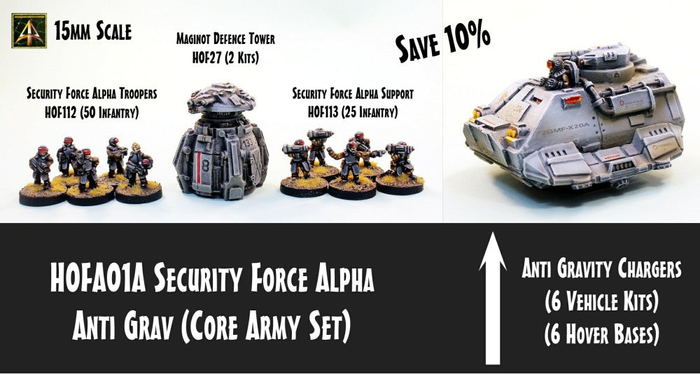 HOFA01A Security Force Alpha Anti Grav (Core Army Set) - Save 10% off
