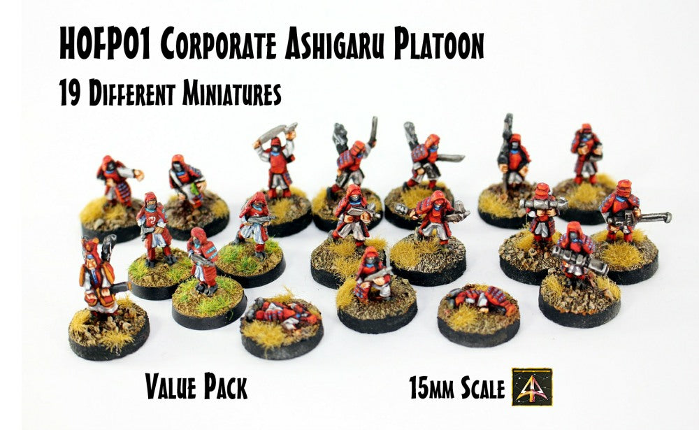 HOFP01 Corporate Ashigaru Platoon - Value Pack
