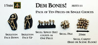 HOT111 Dem Bones 15mm Fantasy Scenics (Save 20% on the Pack)