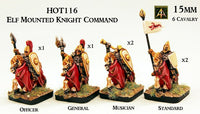 HOT116 Elf Mounted Knight Command (6 Cavalry)