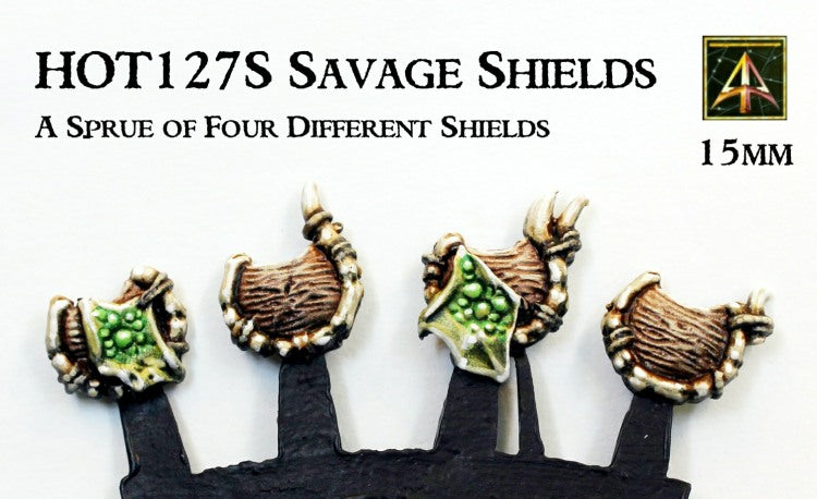 HOT127S Savage Shields (Sprue of four or pack of sixteen)