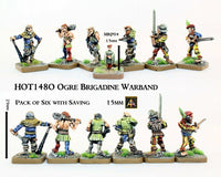 HOT148O Ogre Brigandine Warband (Six with Saving)