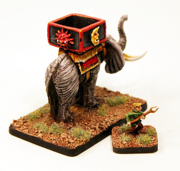 HOT30 War Elephant with Howdah