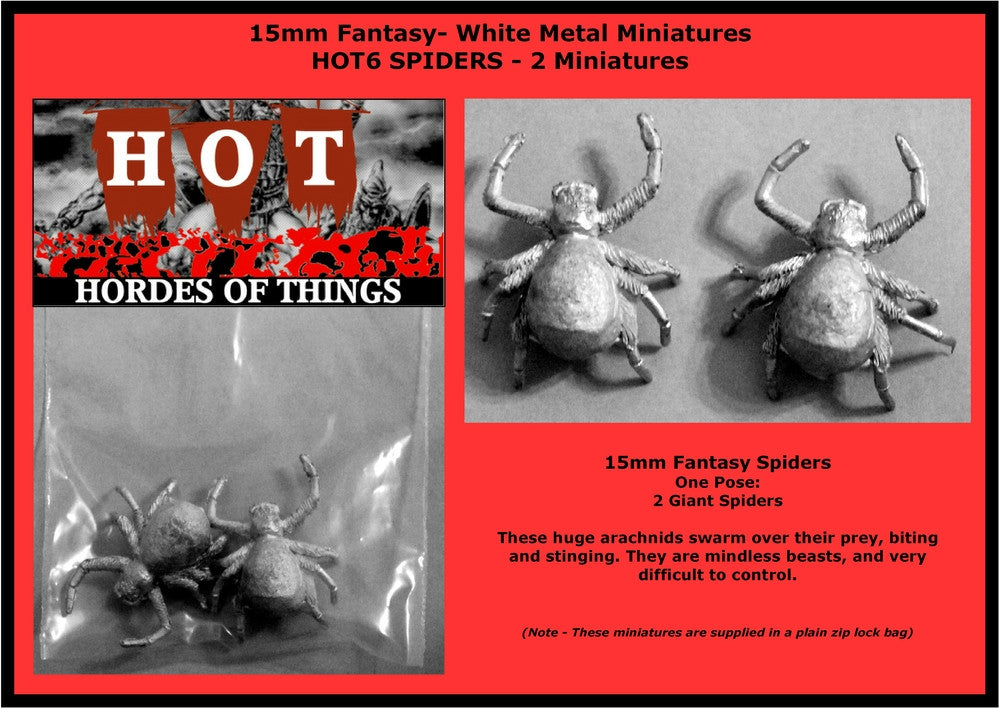 HOT6 Giant Spiders