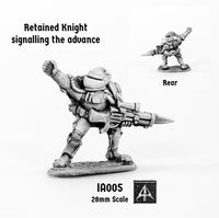 IA005 Retained Knight signalling the advance
