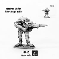 IA013 Retained Varlet firing Angis Rifle