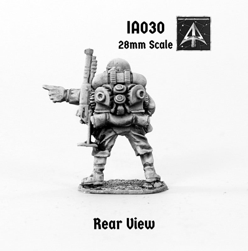 IA030 Muster Private pointing rifle slung