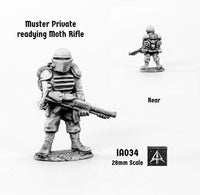 IA034 Muster Private readying Moth Rifle