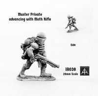 IA038 Muster Private advancing Moth Rifle