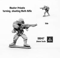 IA047 Muster Private turning shooting Moth Rifle