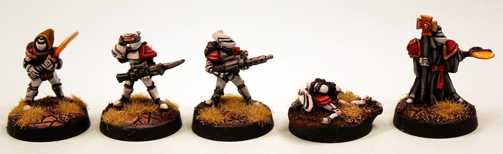 IAFP02 Retained Lance  (Platoon Pack) - Includes free extra unique miniature!