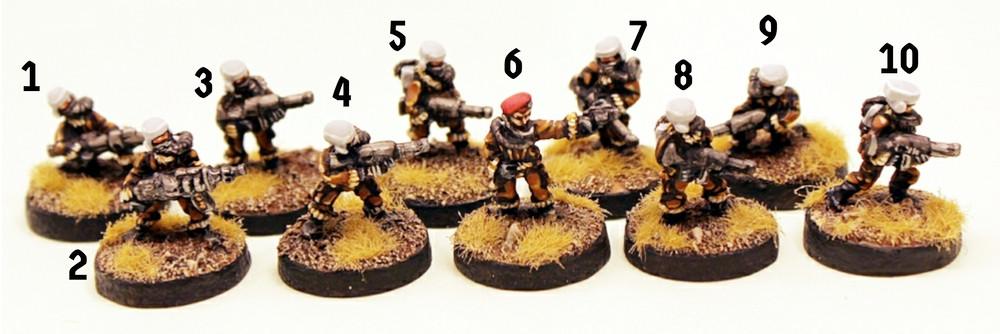 IAF067 Planetary Militia 1st Squad