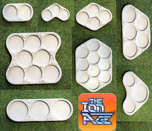 IAF077 Troop Element Bases (8 Sizes) (For Patrol Angis)