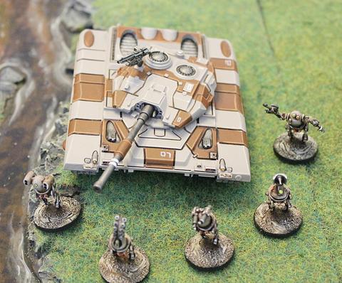 IAF100A Taranis Tracked MBT Cannon Turret (Super Heavy) - Free Pack of Drones included